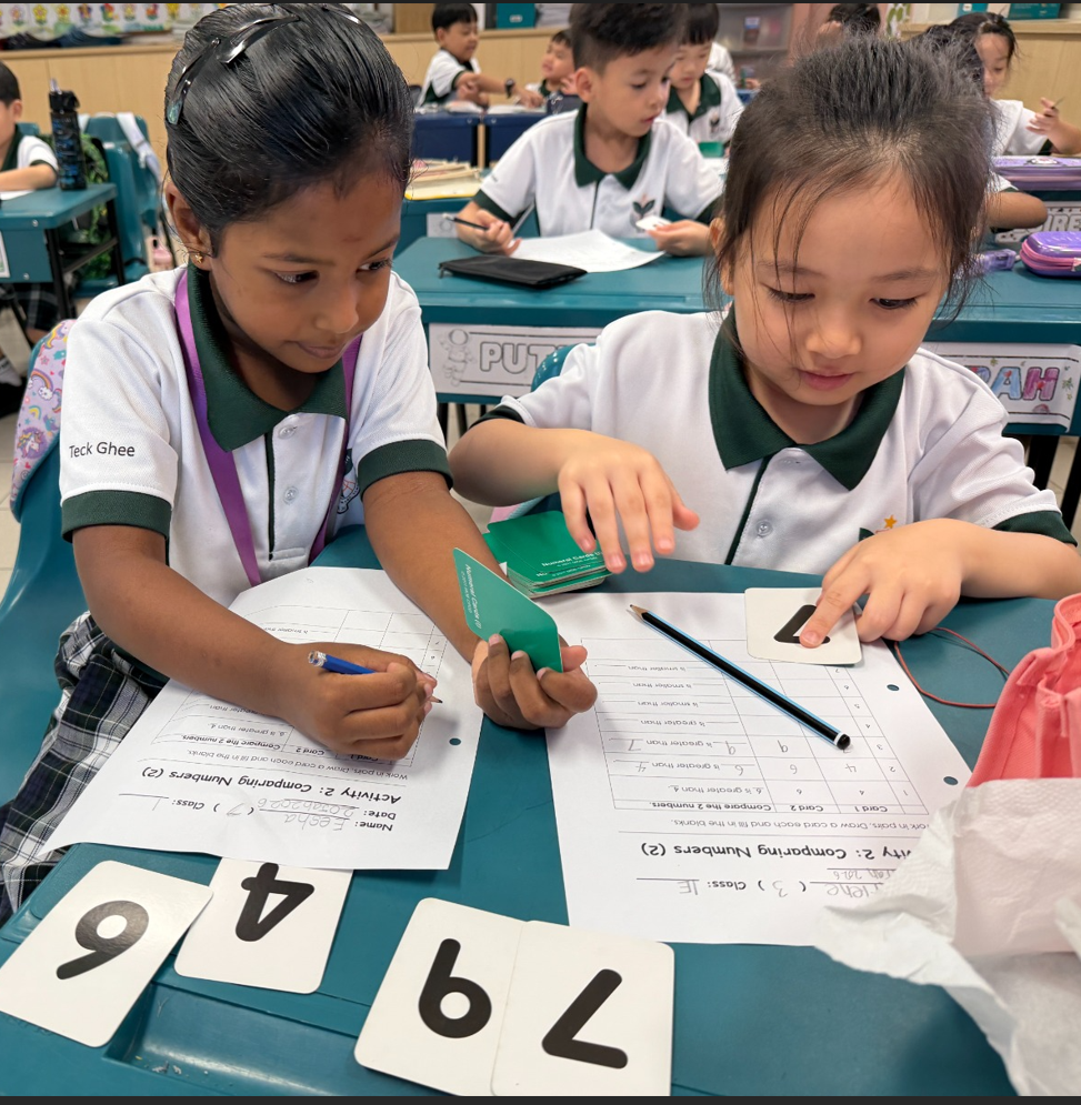 Students engaged during a Mathematics lesson.